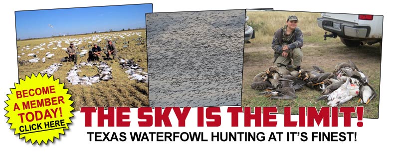 Riceland Waterfowl Hunting Membership in Texas